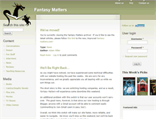 Tablet Screenshot of base.fantasy-matters.com