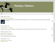 Tablet Screenshot of fantasy-matters.com